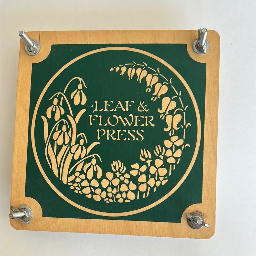 Vintage Leaf & Flower Press